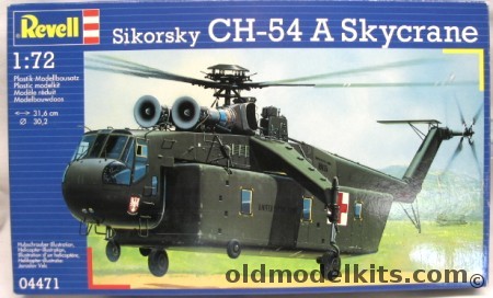 Revell 1/72 Sikorsky CH-54A Skycrane, 04471 plastic model kit